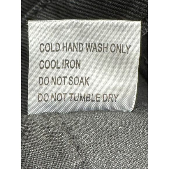 Princess Polly Jeans Womens 4 Black Denim Distressed High Rise Button Fly Grunge - Picture 8 of 8